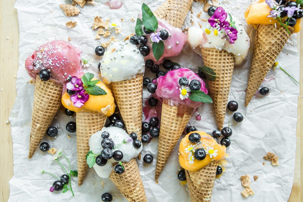 the use of colloid microcrystalline cellulose in  frozen dessert