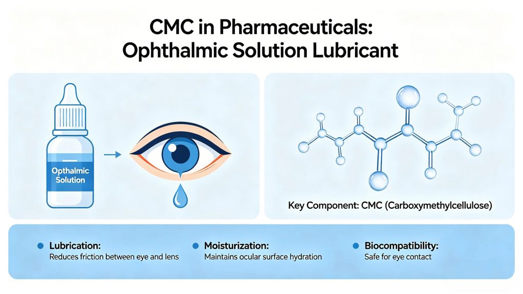 CMC in pharmaceuticals ophthalmic solution lubricant