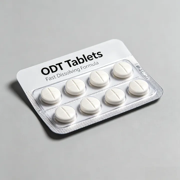 MCC for ODT pharmaceutical formulations