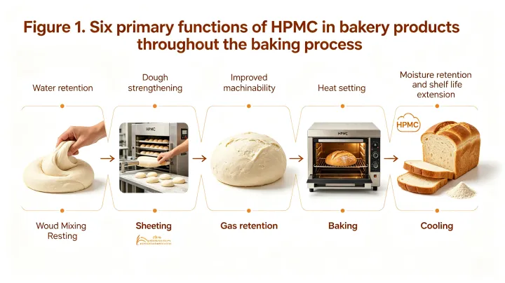 HPMC in bakery products mechanism