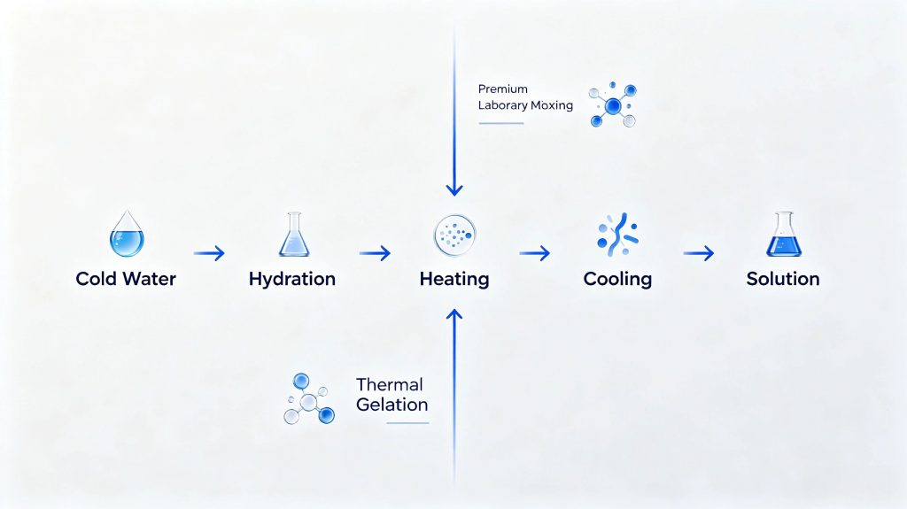 HPMC thermal gelation mechanism