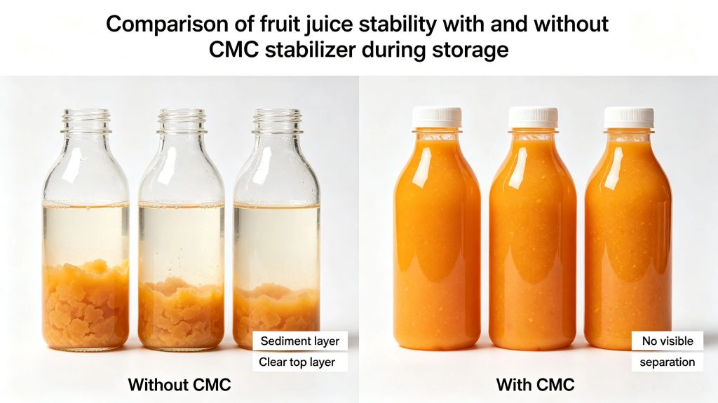 Cloud stability comparison with and without CMC.
