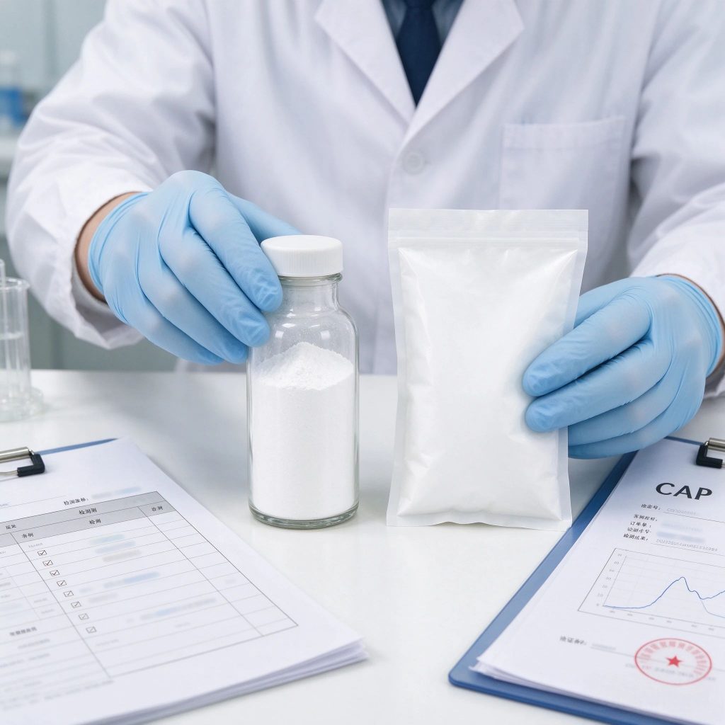 Low viscosity CMC samples and quality control specification documents