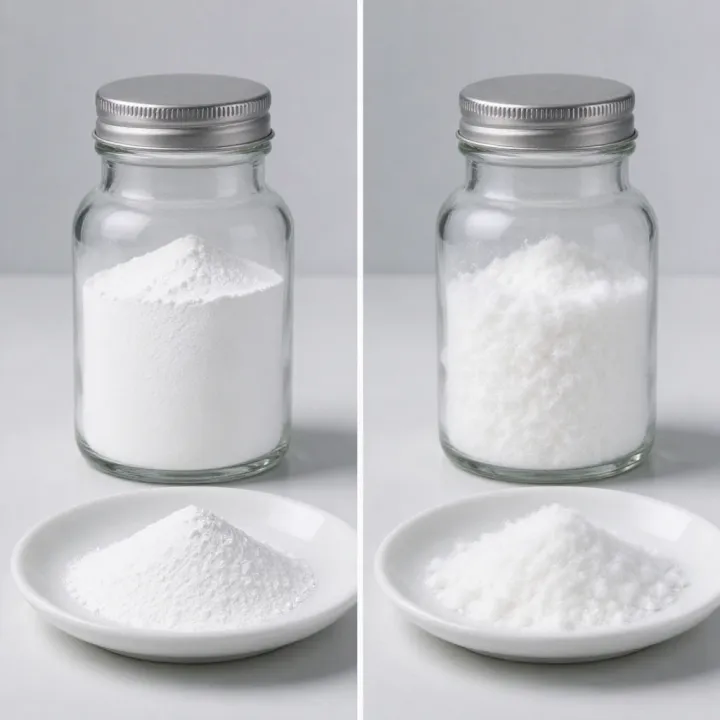 Comparison of standard MCC and colloidal MCC for food applications